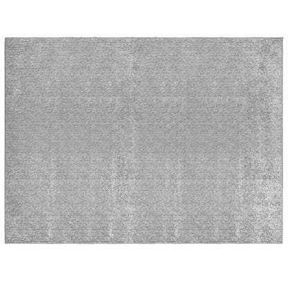 Tappeto Grigio 300 x 400 cm 100% Poliestere 3 mm Lavabile