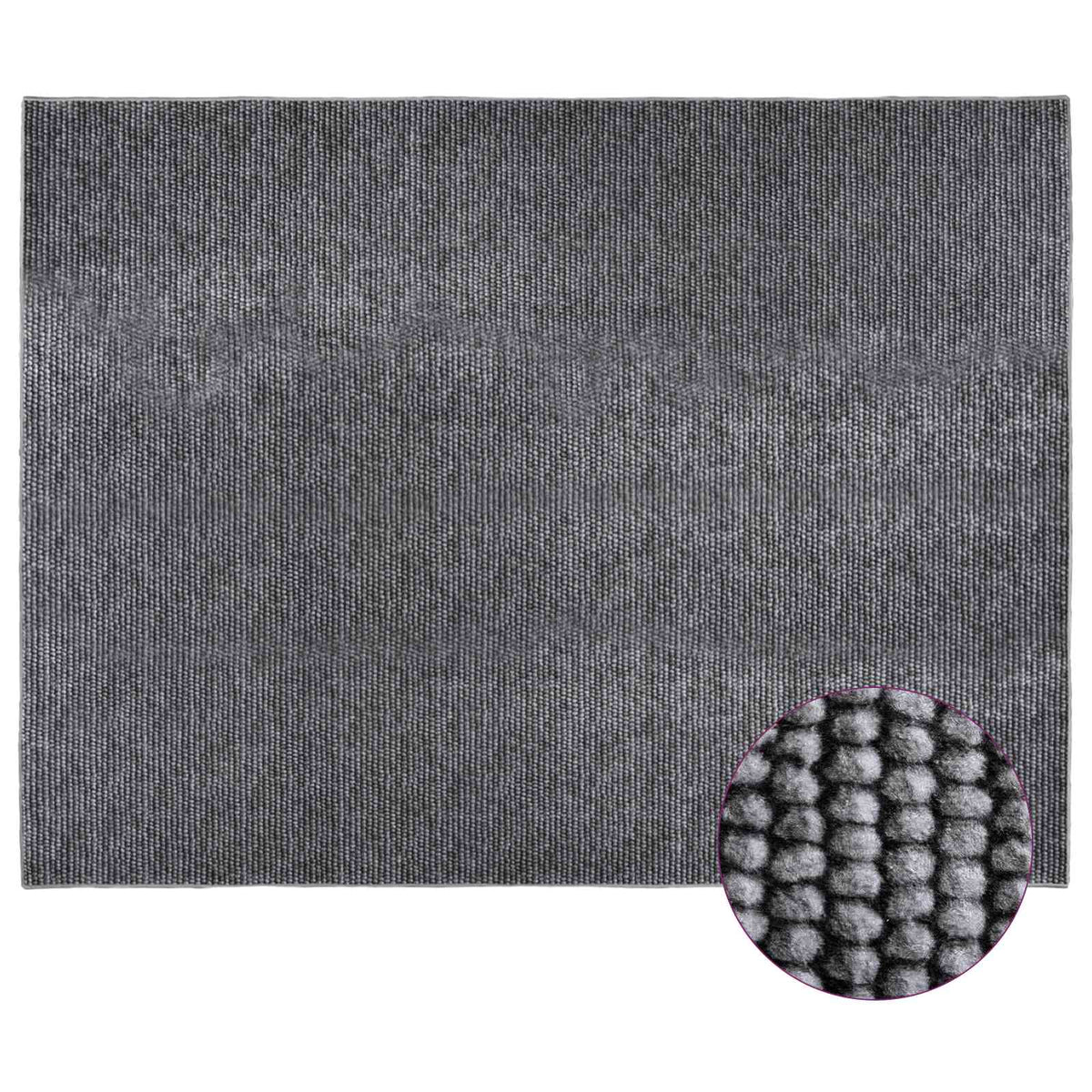 Tappeto Antracite 300 x 400 cm 100% Poliestere 3 mm Lavabile | homemem39