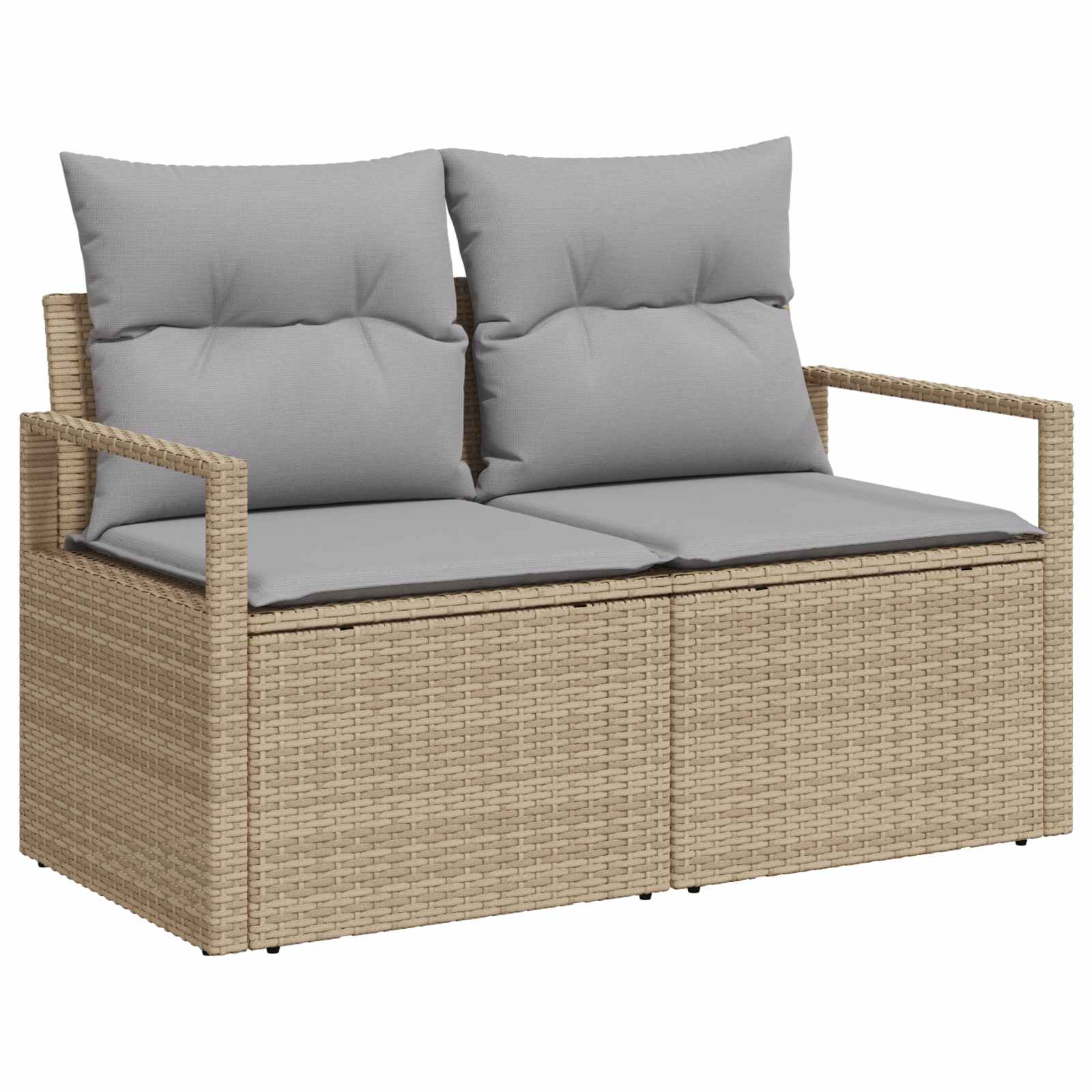 Set di divani 6 pz Beige e Grigio Chiaro | homemem39
