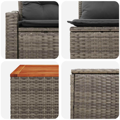 Set di divani 6 pz Grigio e Grigio Scuro | homemem39