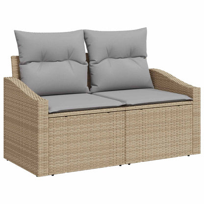 Set di divani 6 pz Beige e Grigio Chiaro