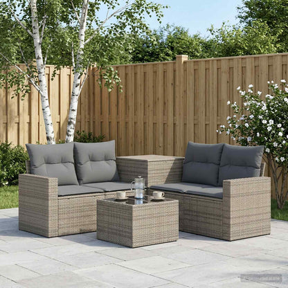 Set di divani 6 pz Grigio e Grigio Scuro | homemem39