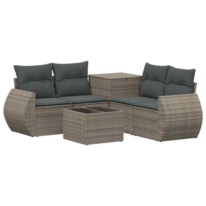 Set di divani 6 pz Grigio e Grigio Scuro | homemem39