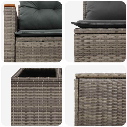 Set di divani 6 pz Grigio e Grigio Scuro