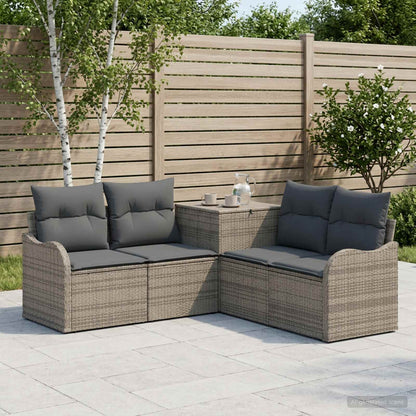 Set di divani 5 pz Grigio e Grigio Scuro | homemem39