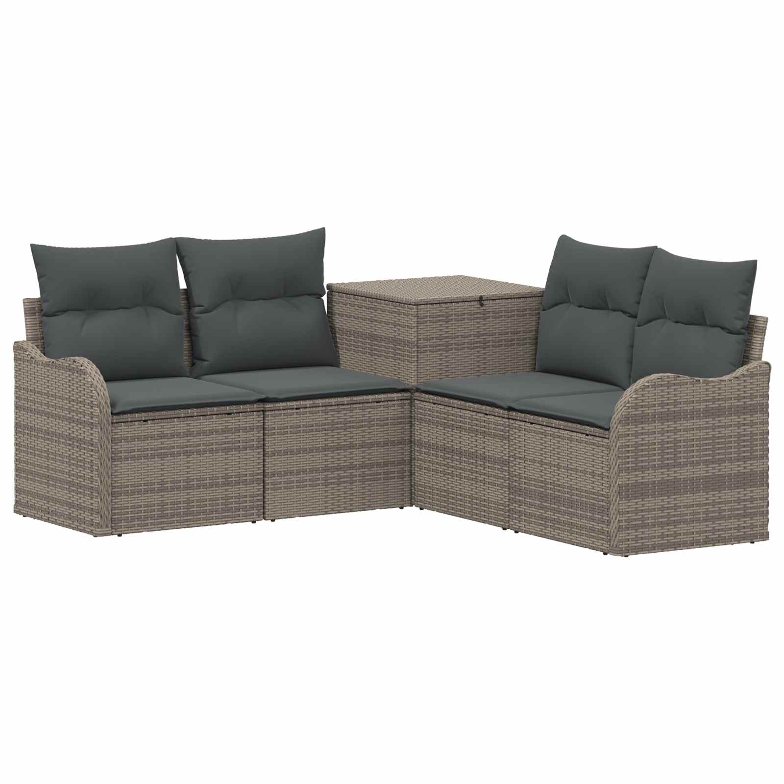 Set di divani 5 pz Grigio e Grigio Scuro | homemem39