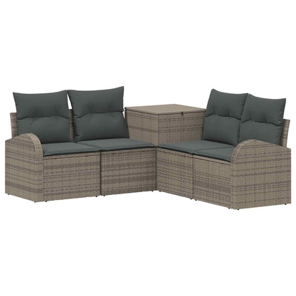 Set di divani 5 pz Grigio e Grigio Scuro | homemem39
