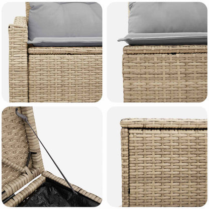 Set di divani 5 pz Beige e Grigio Chiaro | homemem39