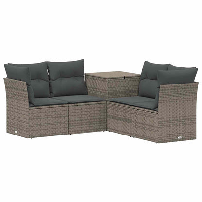 Set di divani 5 pz Grigio e Grigio Scuro | homemem39