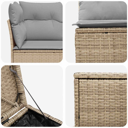 Set di divani 5 pz Beige e Grigio Chiaro | homemem39