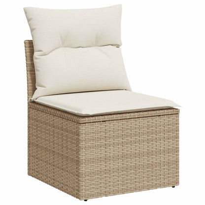 Set di divani 5 pz Beige e Bianco Crema