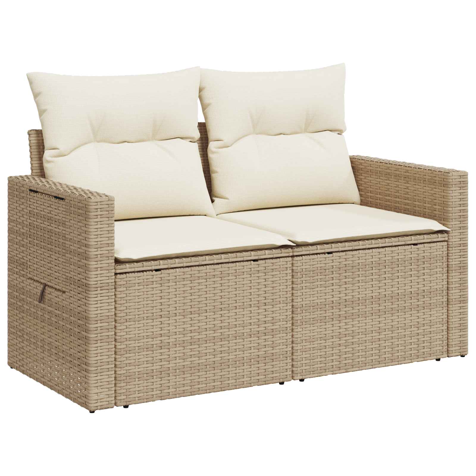 Set di divani 5 pz Beige e Bianco Crema | homemem39