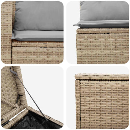 Set di divani 5 pz Beige e Grigio Chiaro | homemem39