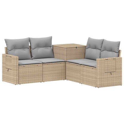 Set di divani 5 pz Beige e Grigio Chiaro | homemem39