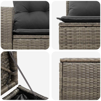Set di divani 5 pz Grigio e Grigio Scuro | homemem39