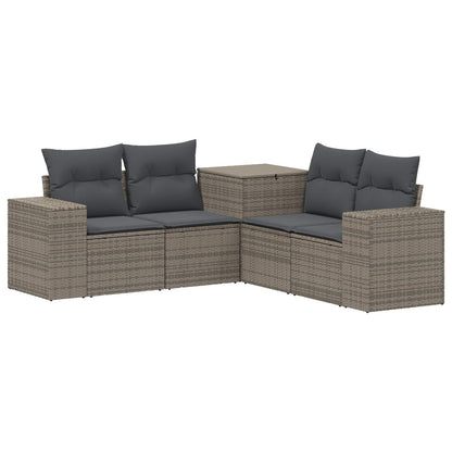 Set di divani 5 pz Grigio e Grigio Scuro | homemem39