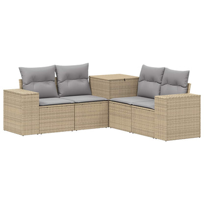 Set di divani 5 pz Beige e Grigio Chiaro | homemem39