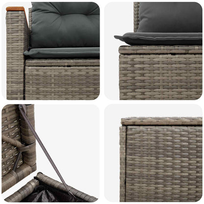 Set di divani 5 pz Grigio e Grigio Scuro | homemem39