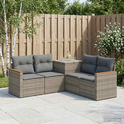 Set di divani 5 pz Grigio e Grigio Scuro | homemem39