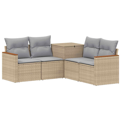 Set di divani 5 pz Beige e Grigio Chiaro | homemem39