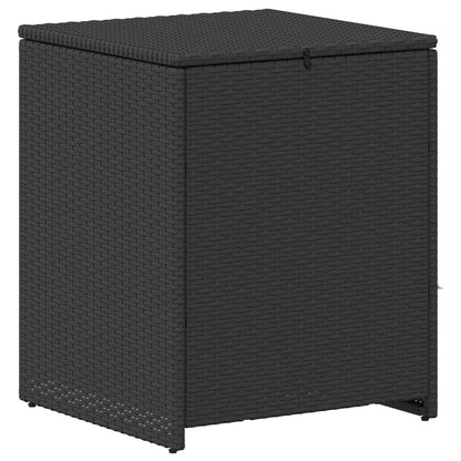 Set di divani 5 pz Nero e Blu Rattan sintetico e Acciaio | homemem39