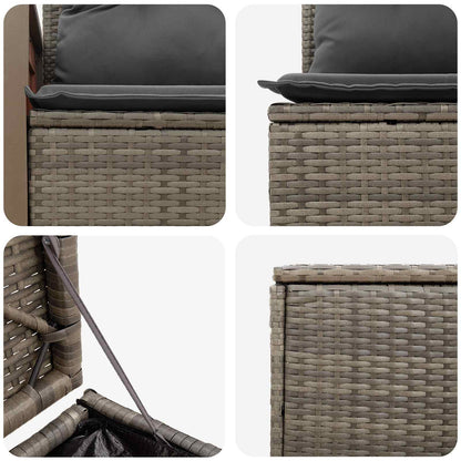 Set di divani 5 pz Grigio e Grigio Scuro | homemem39