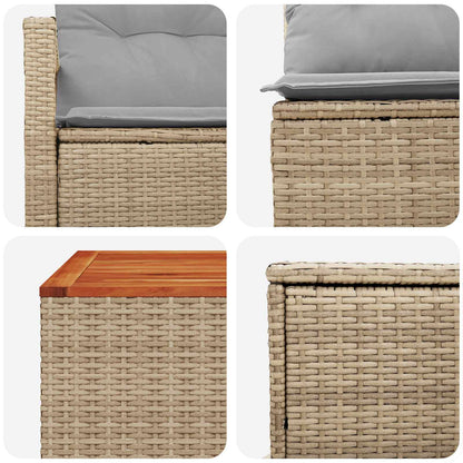 Set di divani 8 pz Beige e Grigio Chiaro | homemem39
