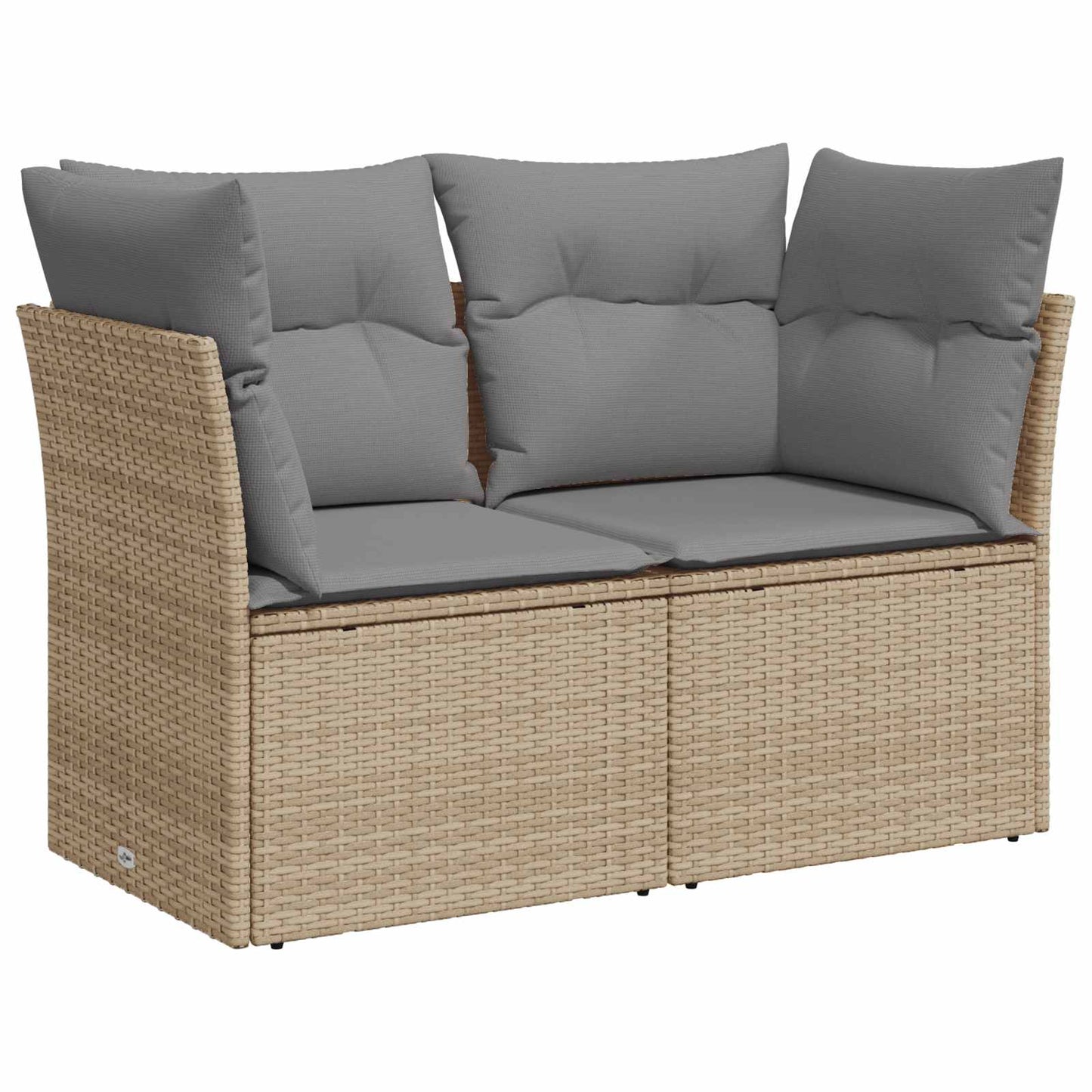 Set di divani 8 pz Beige e Grigio Chiaro | homemem39