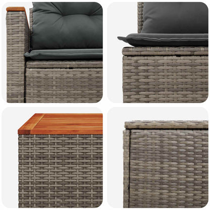 Set di divani 8 pz Grigio e Grigio Scuro | homemem39