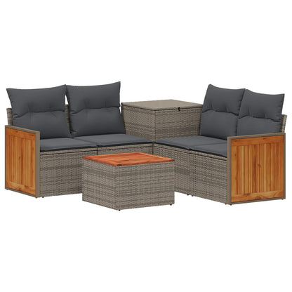 Set di divani 8 pz Grigio e Grigio Scuro