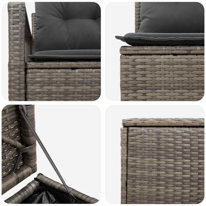Set di divani 7 pz Grigio e Grigio Scuro | homemem39