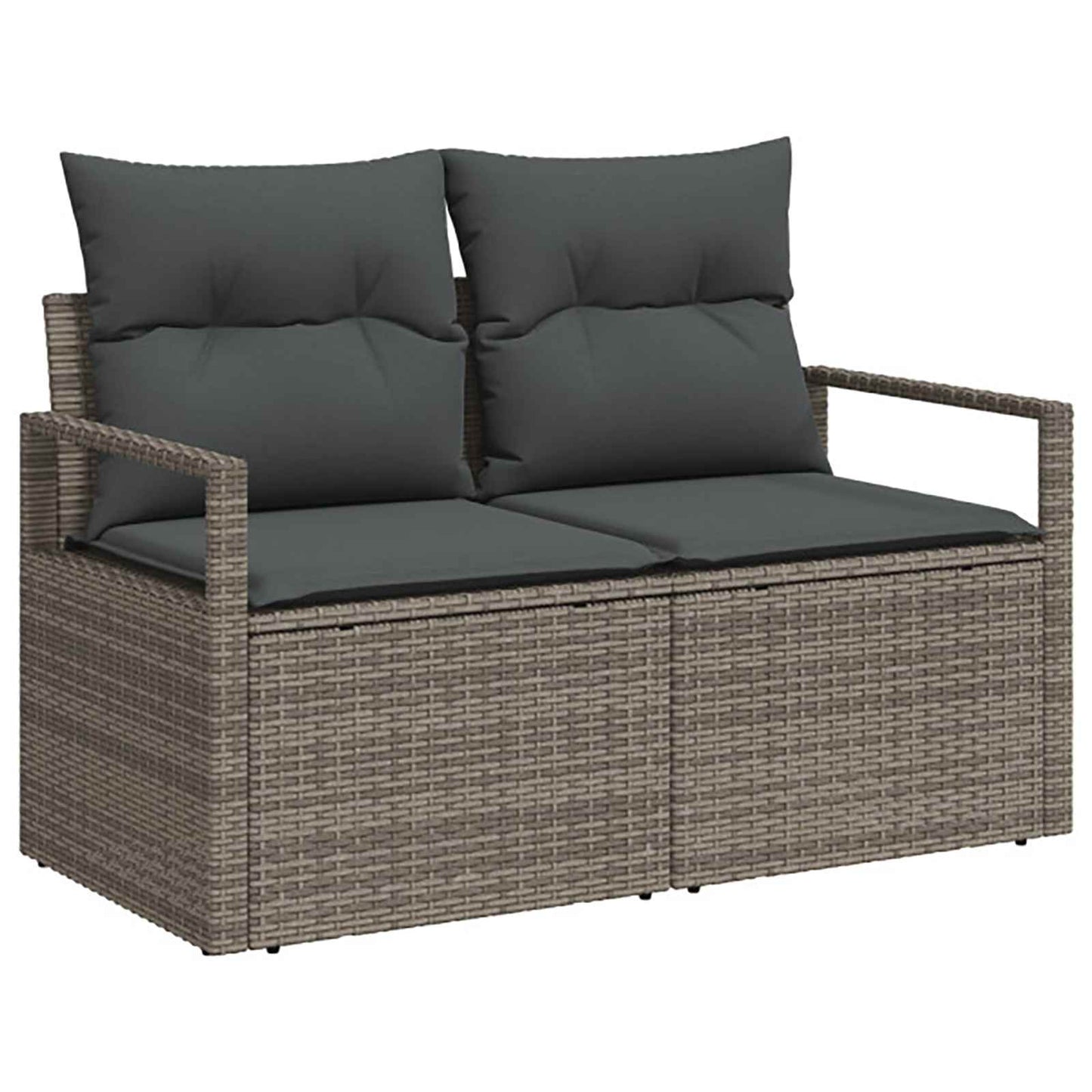 Set di divani 7 pz Grigio e Grigio Scuro | homemem39
