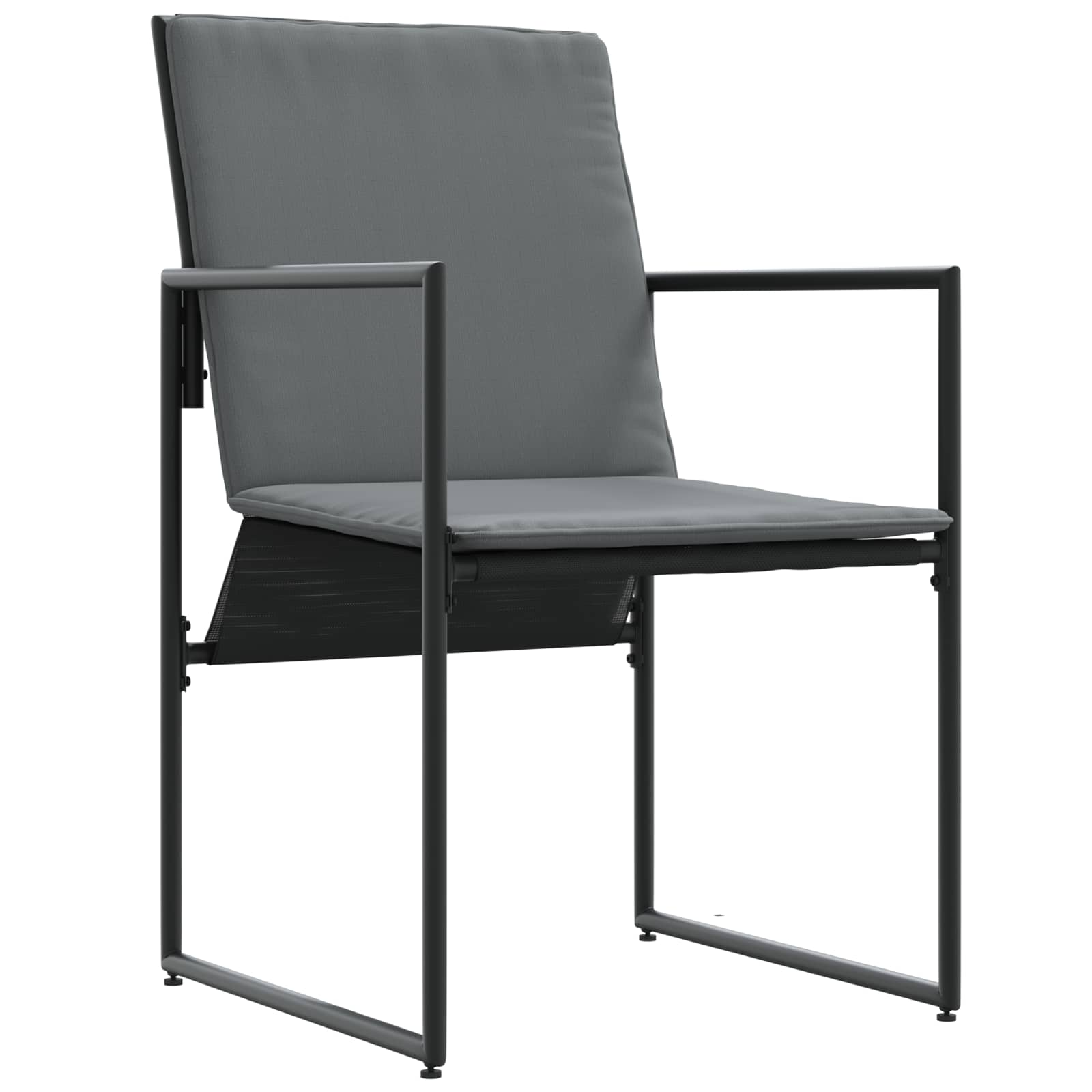 Set da Pranzo per Giardino 5 pcs Nero e antracite | homemem39