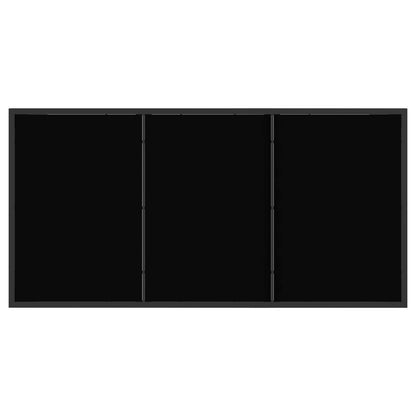 Set da Pranzo per Giardino 5 pcs Nero e antracite | homemem39