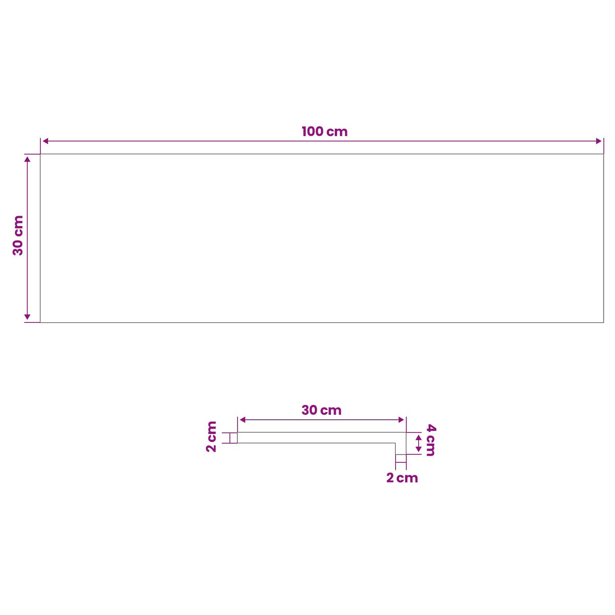 Gradini per Scale 8 pz 100 x 30 x 2 cm Marrone | homemem39