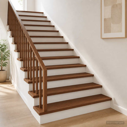 Gradini per Scale 12 pz 110 x 30 x 2 cm Marrone Scuro | homemem39