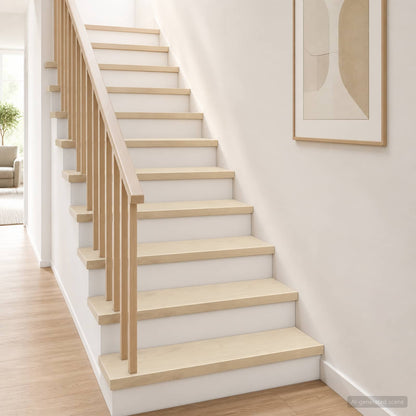 Gradini per Scale 16 pz 120 x 25 x 2 cm Bianco | homemem39