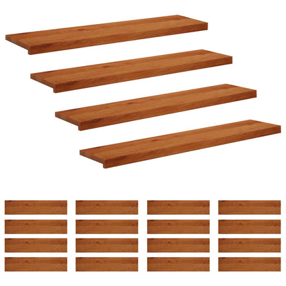 Gradini per Scale 20 pz 110 x 25 x 2 cm Marrone