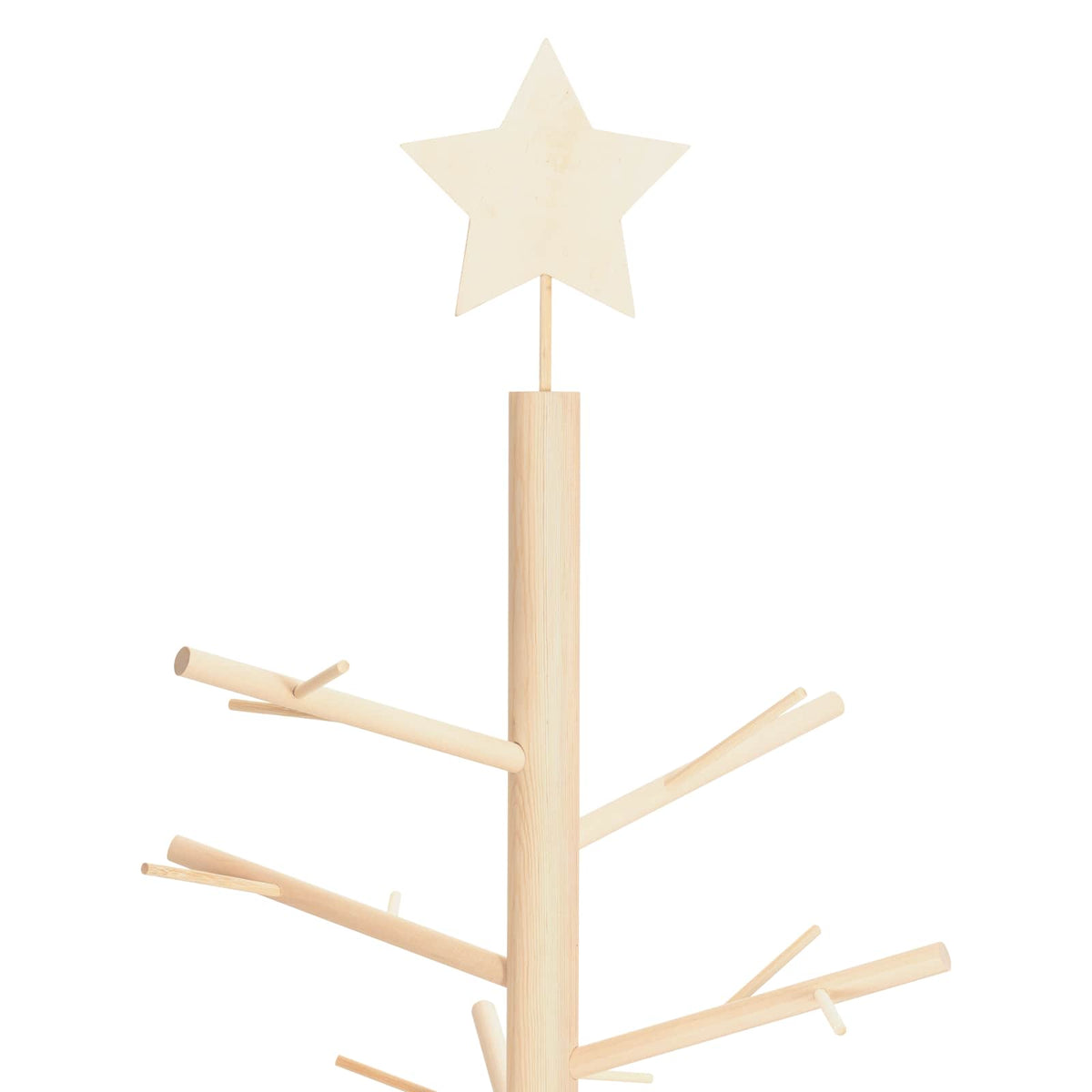Albero di Natale in legno KOTKA 240 cm Legno Massello di Pino | homemem39