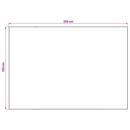 Tappeto ORIZ Motivo a diamante nero 160 x 230 cm | homemem39