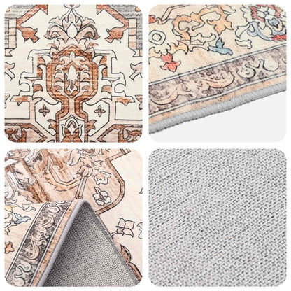 Tappeto ORIZ Marrone 160 x 160 cm 100% Poliestere | homemem39