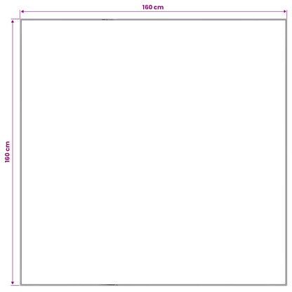 Tappeto ORIZ Blu Scuro 160 x 160 cm 100% Poliestere | homemem39