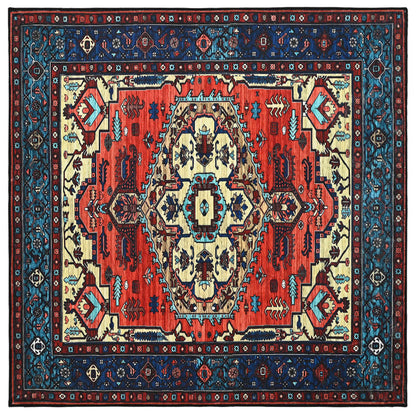 Tappeto ORIZ Rosso 160 x 160 cm 100% Poliestere