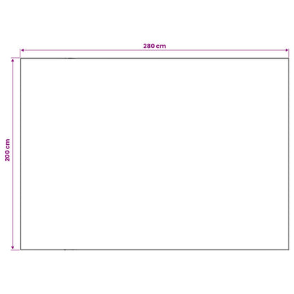 Tappeto ORIZ Crema 200 x 280 cm 100% Poliestere | homemem39