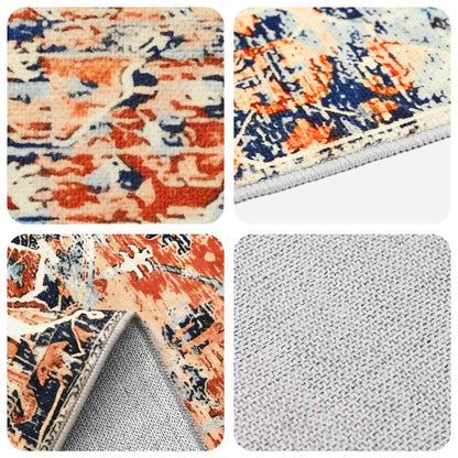 Tappeto ORIZ Arancione 80 x 150 cm 100% Poliestere | homemem39