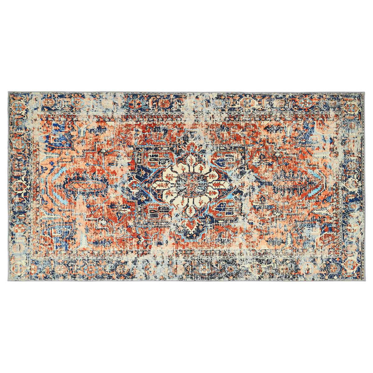 Tappeto ORIZ Arancione 80 x 150 cm 100% Poliestere | homemem39