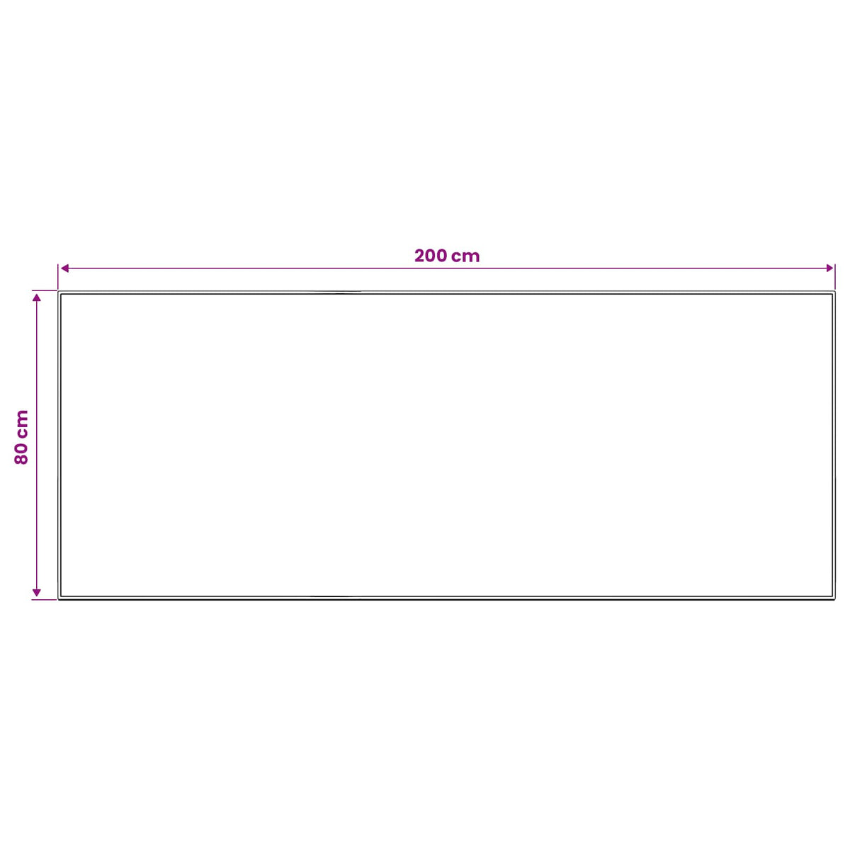 Tappeto ORIZ Arancione 80 x 200 cm 100% Poliestere | homemem39