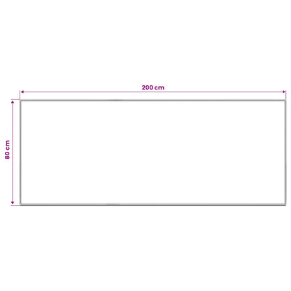 Tappeto ORIZ Arancione 80 x 200 cm 100% Poliestere | homemem39
