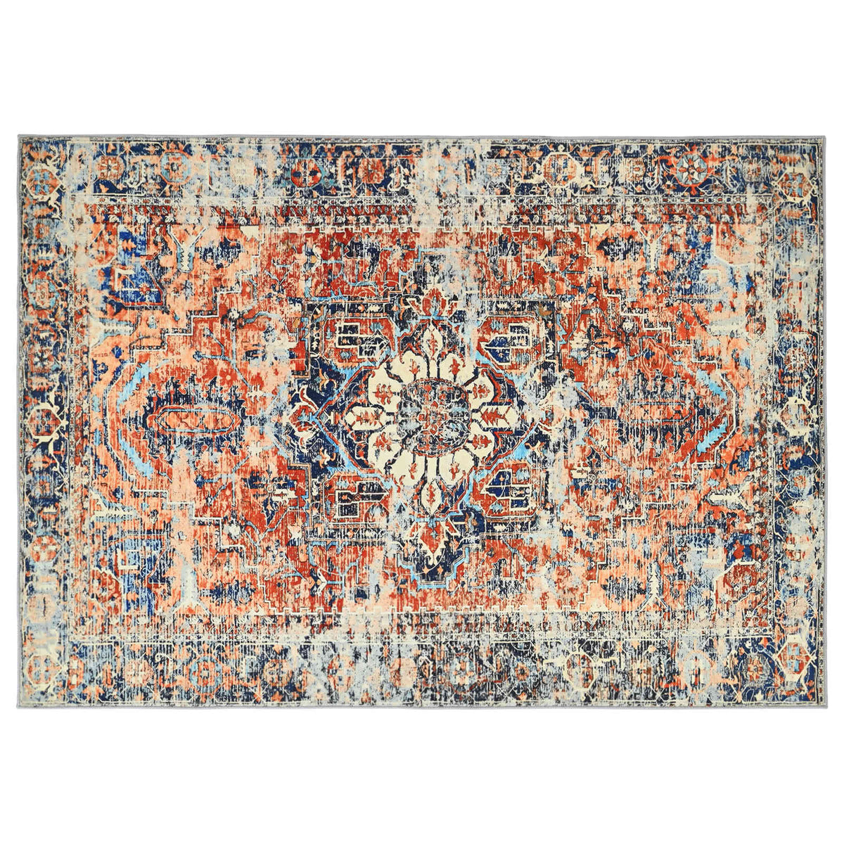 Tappeto ORIZ Arancione 240 x 340 cm 100% Poliestere | homemem39