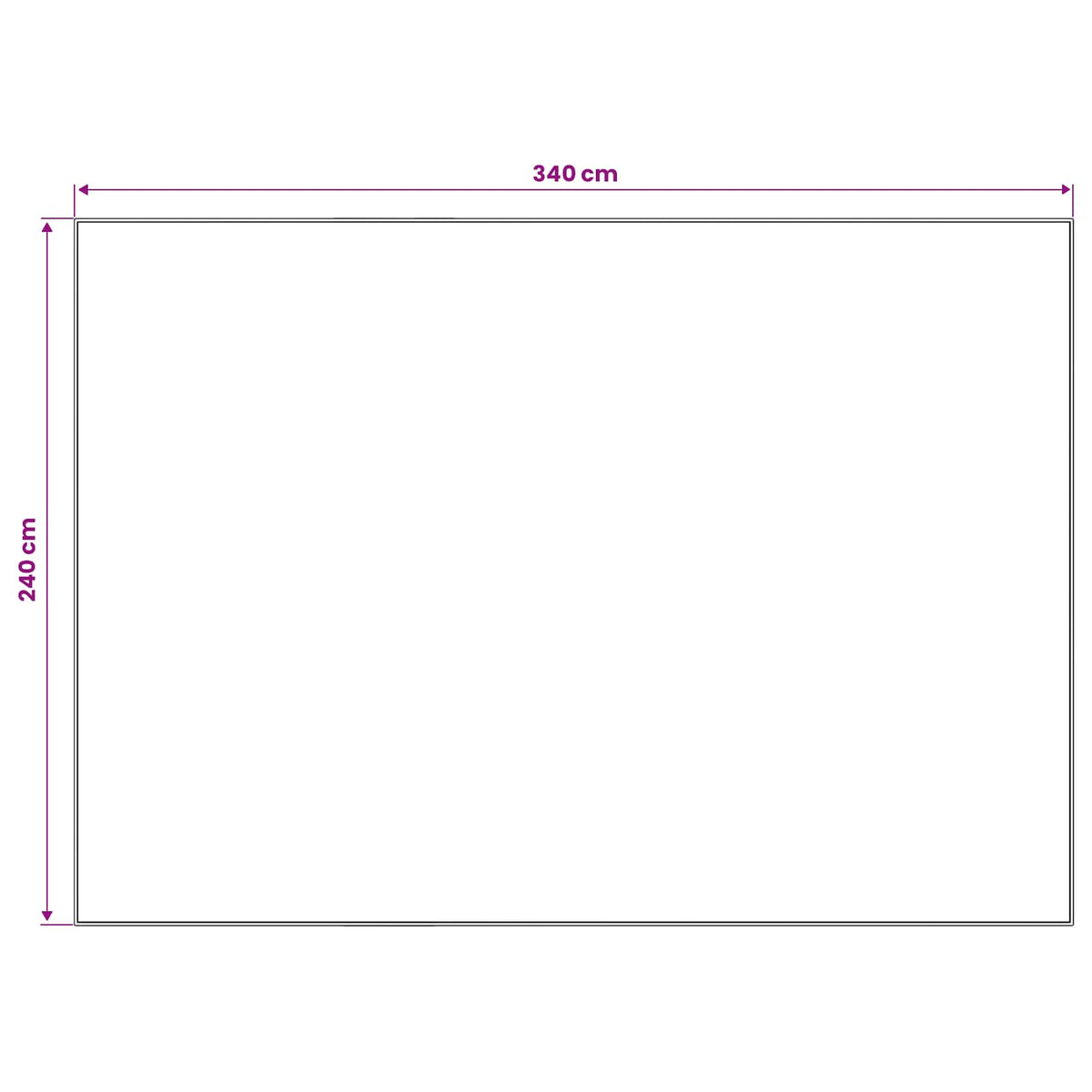 Tappeto ORIZ Arancione 240 x 340 cm 100% Poliestere | homemem39